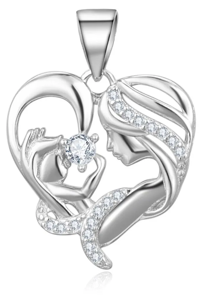 Pendentif Madone en argent tendre AGH728 - Bijou spirituel de qualité