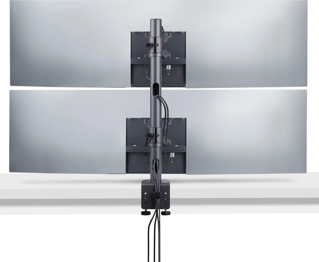 Bras d'Écran Double Capacité 16kg par Écran VESA avec Fixation Rapide - 3