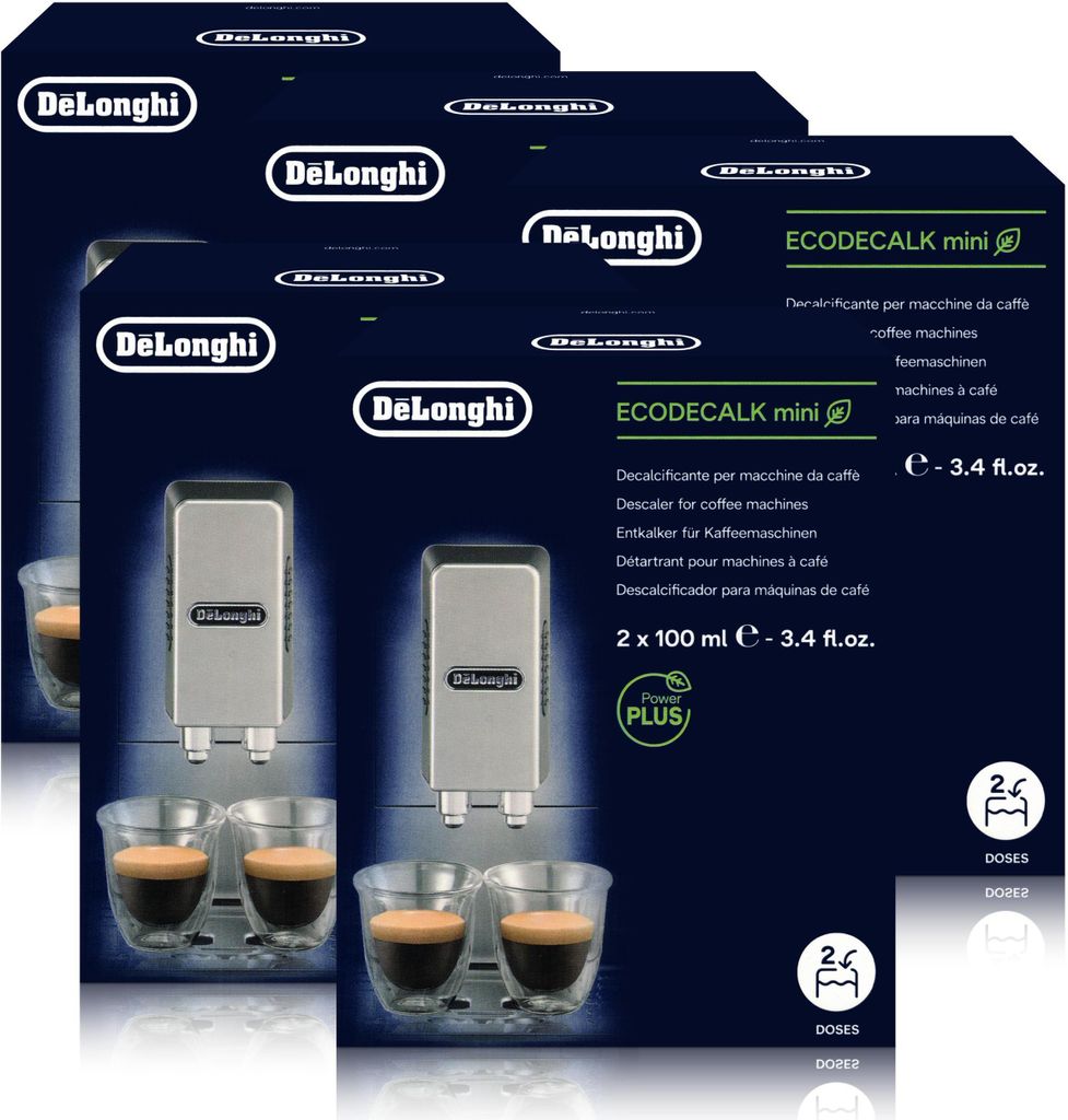 Delonghi EcoDecalk mini Entkalker für Kaffeevollautomaten 2x100ml (5er Pack)