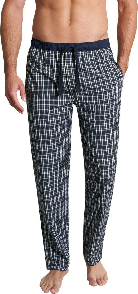 TOM TAILOR Herren Lange-Hose grün kariert Größe: 106