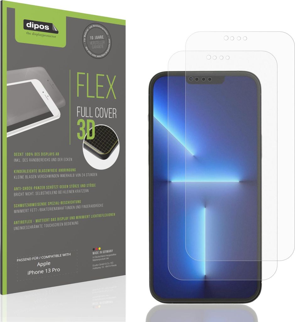 2x dipos FlexAR Apple iPhone 13 Pro Obrázek produktu 