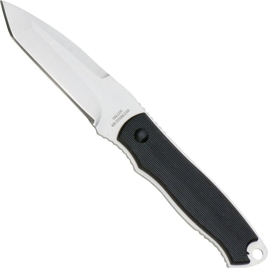 Haller Neck Knife Messer Stahlklinge Kunststoffgriff Produktbild 