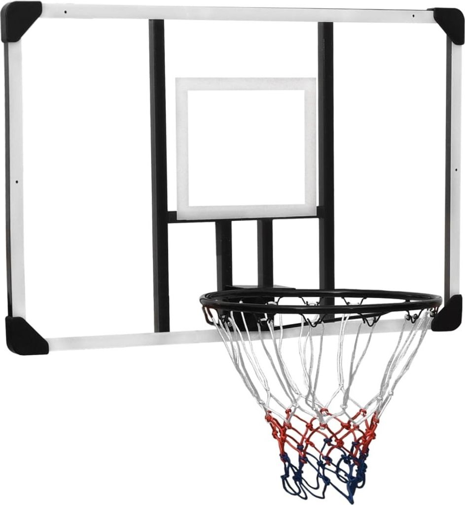 Basketballkorb Transparent 106x69x3 cm Polycarbonat Produktbild 