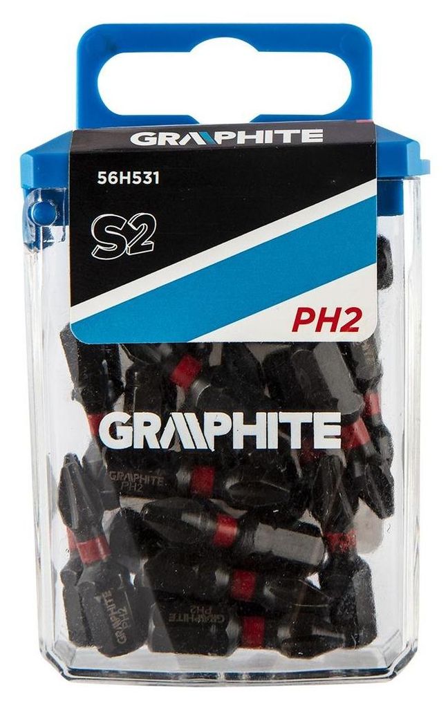 GRAPHITE 56H531 Schrauberbit-Satz 20-tlg Bitset Produktbild 