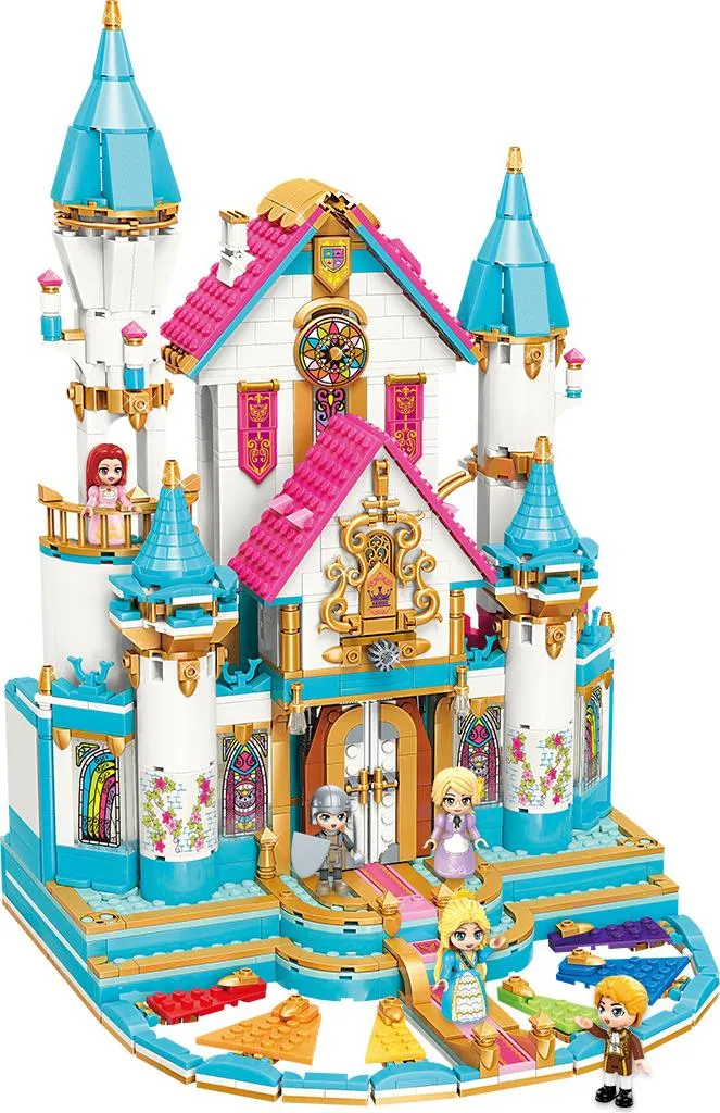 Jeu de Briques Solide Anti-Frustration Château Princess Leah Qman 32015 - 5