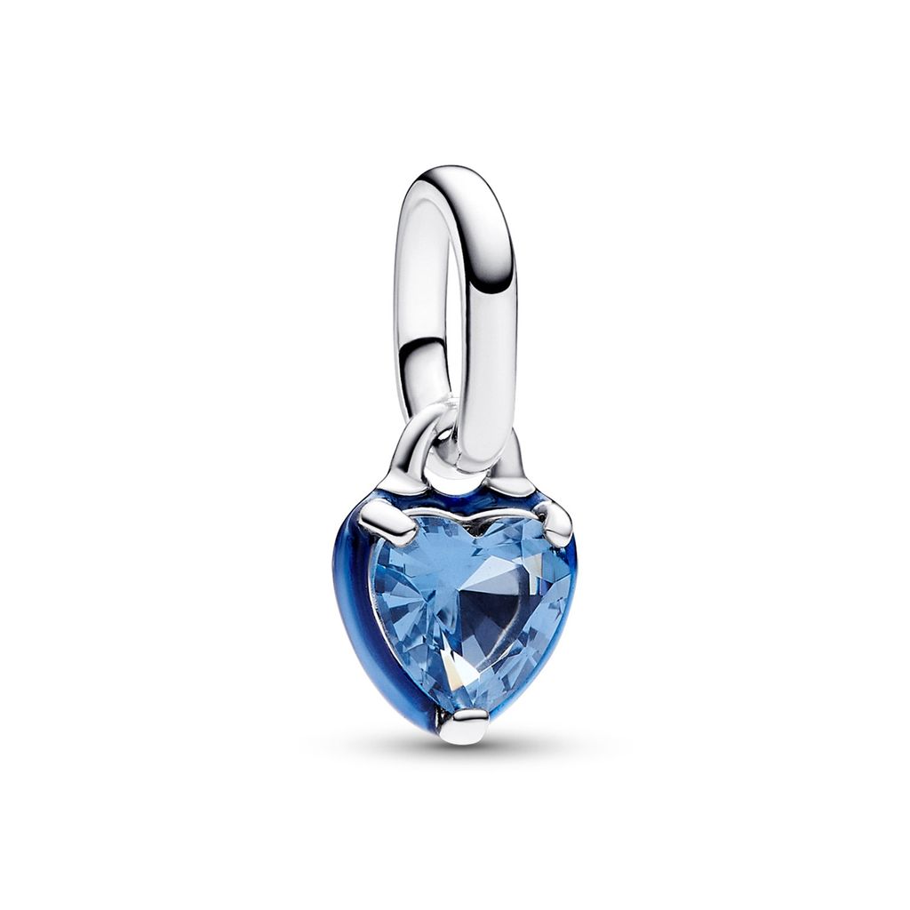 Pandora ME Cœur de chakra bleu Mini pendentif à breloques Image du produit 