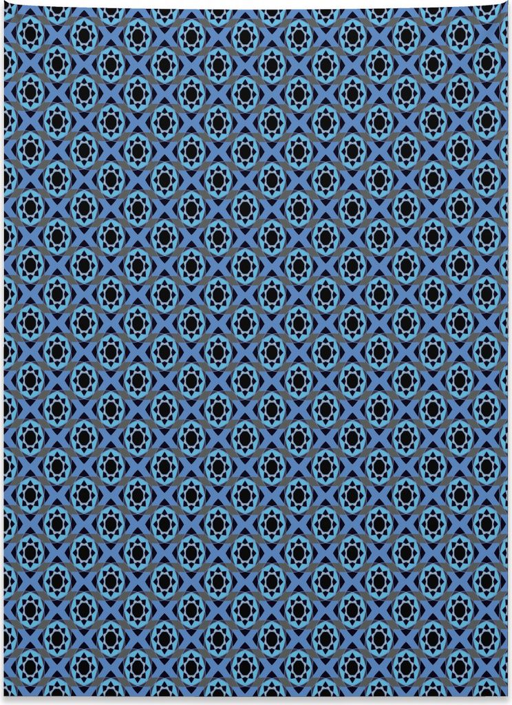 Abakuhaus Ethnisch Wandteppich, Stern-Mandala Motive Retro aus Weiches Mikrofaser Stoff Kein Verblassen Klare Farben Waschbar, 110 x 150 cm, Mehrfa...