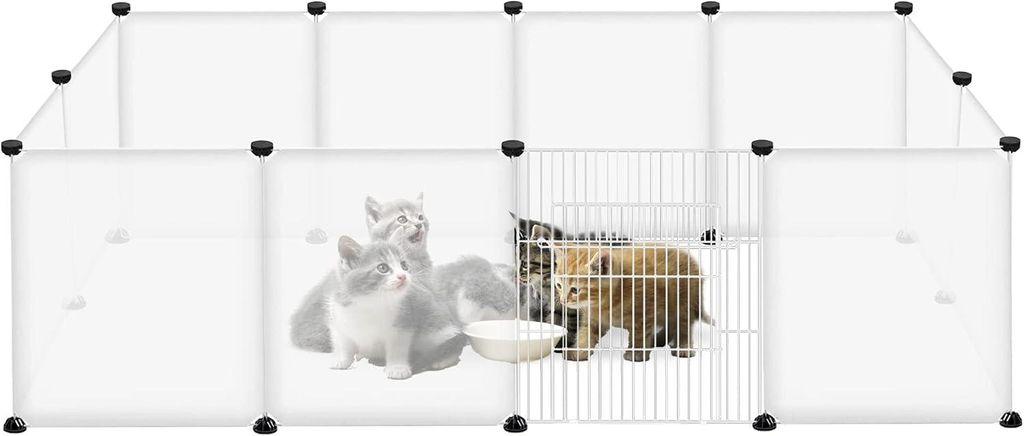 ROSEJANE, enclos pour petits animaux, dimensions 125 x 63 x Image du produit 