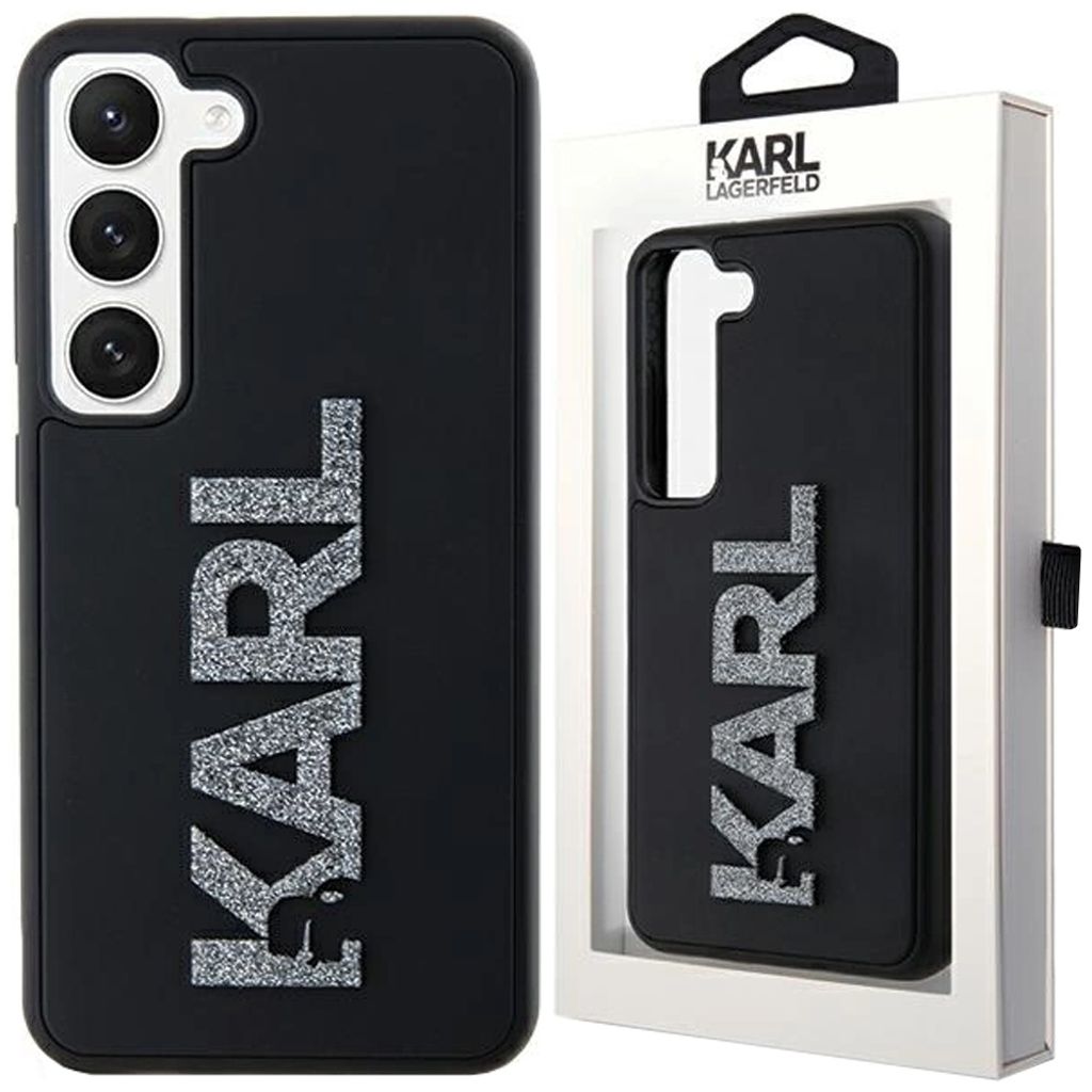 Etui Karl Lagerfeld 3D Gummi Glitter Logo Na Samsung Galaxy Produktbild 