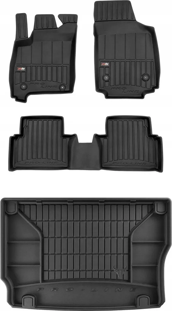 Kit Tappeti Auto Opel Meriva A 2003-2010 in Gomma 3D Alta Protezione