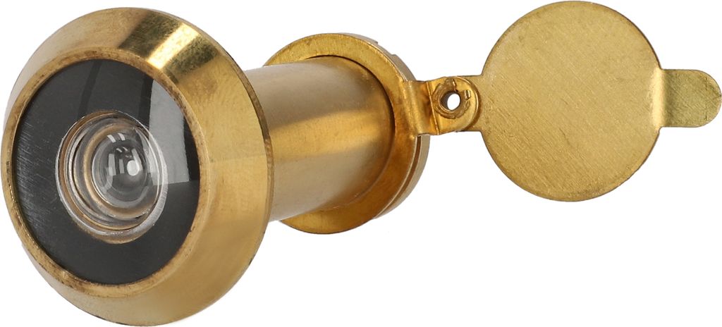 KOTARBAU Türgucker mit Weitwinkellinse einfache Montage Messing Ø 14 mm