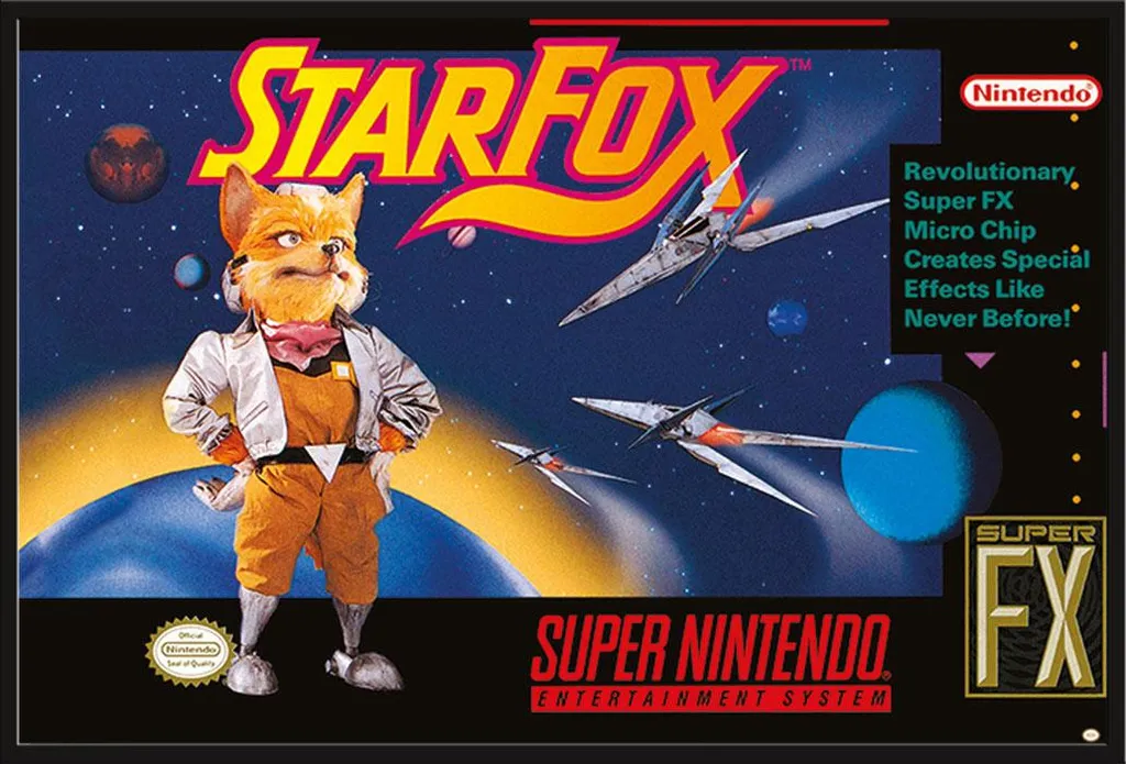 Cadre Photo Star Fox Nintendo Antireflet et Incassable Shinsuke® Maxi