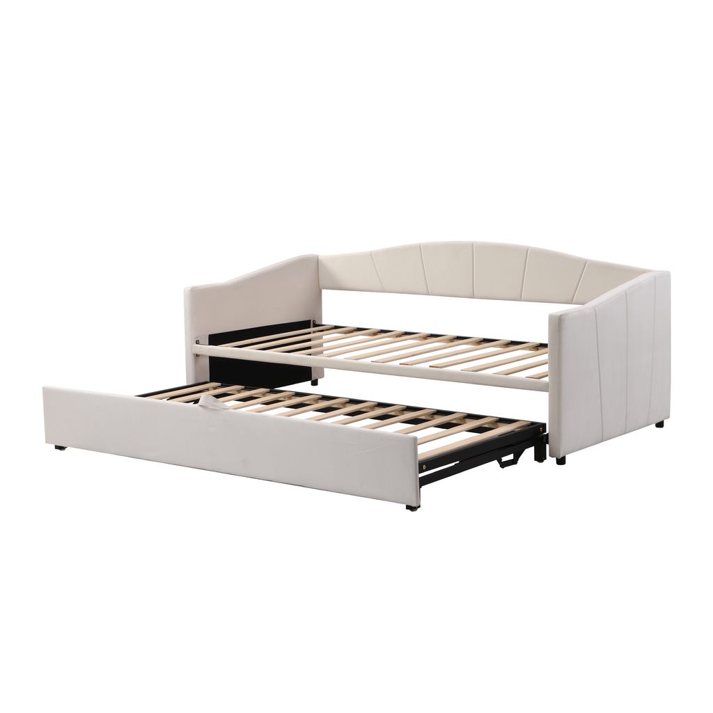 Schlafsofa mit Bettfunktion und Lattenrost, Produktbild 