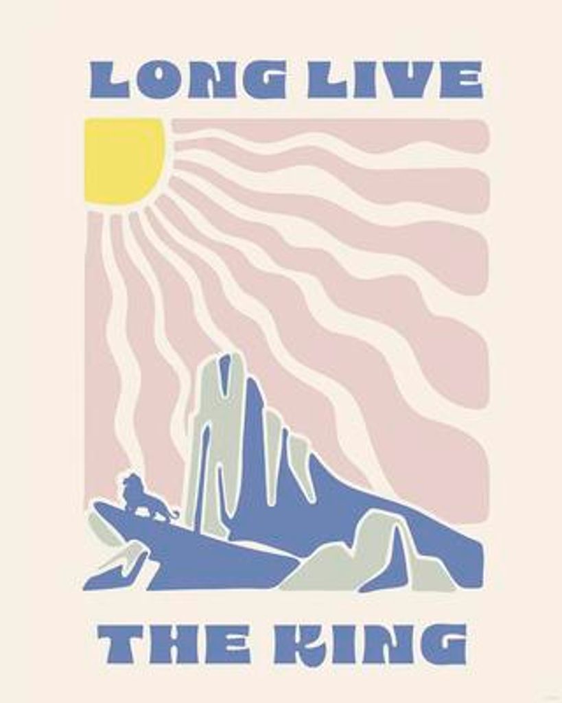 Poster Disney The Lion King Pride Rock 40x50 cm