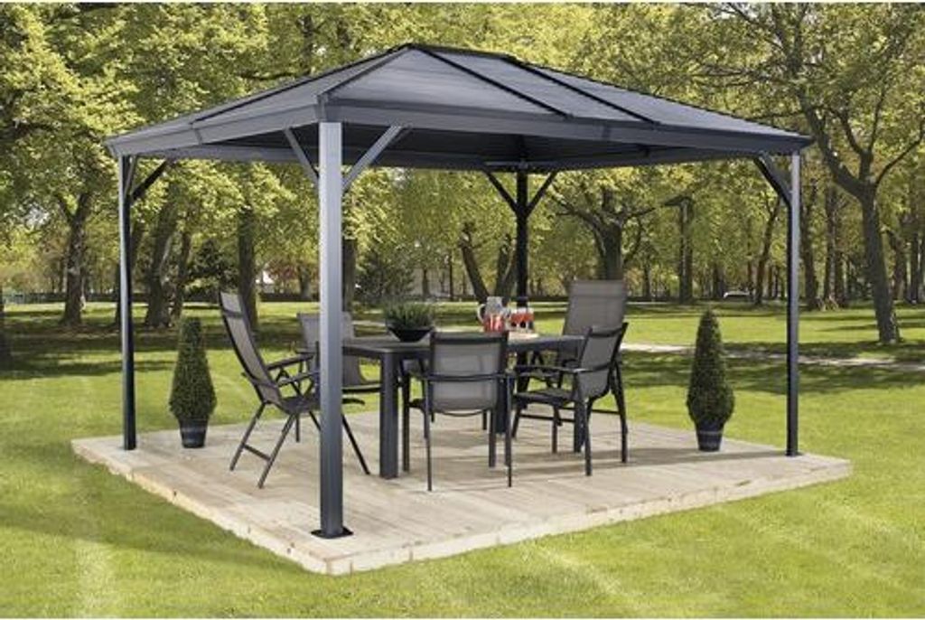 Sojag Pavillon Ventura 10x14 anthracite 296 x 423 x 261 cm Image du produit 