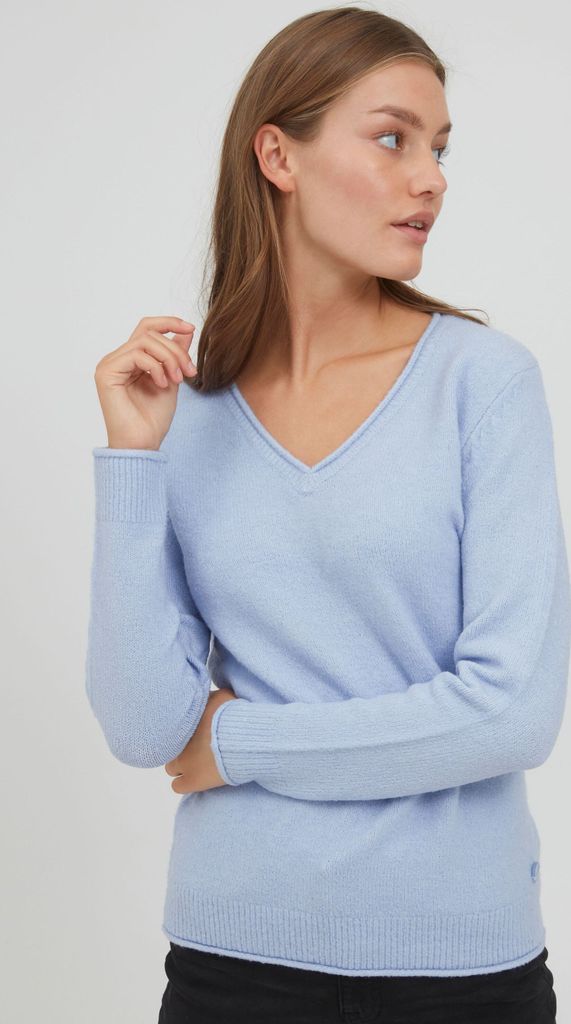 OXMO OXIlva Damen Strickpullover Feinstrick Pullover