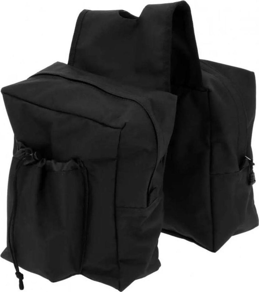 Randols Western Double Satteltasche Schwarz Schwarz One Size