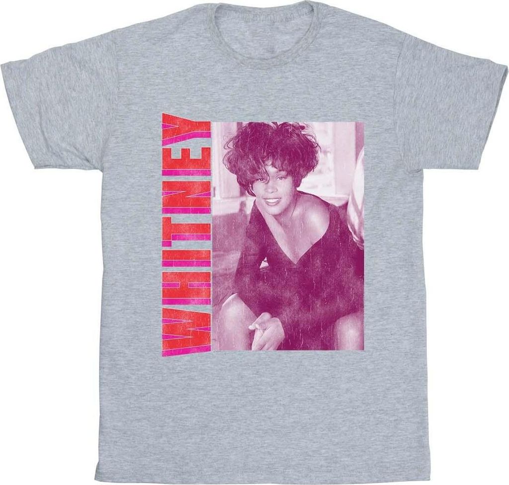 Whitney Houston - "Whitney" T-Shirt für Herren BI48983 (S) (Grau)