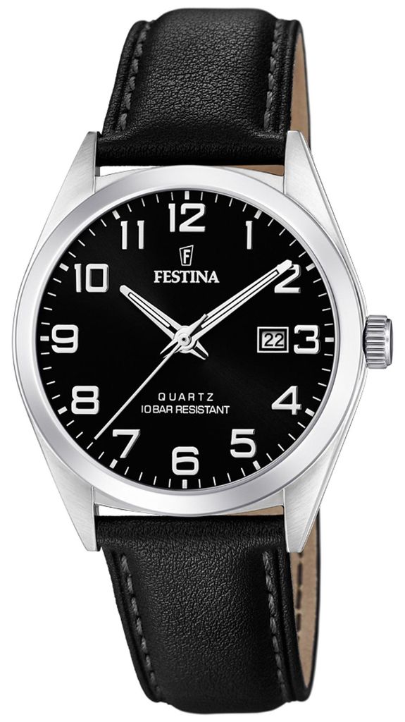 Festina Armbanduhr Date ACERO CLASICO Black Produktbild 