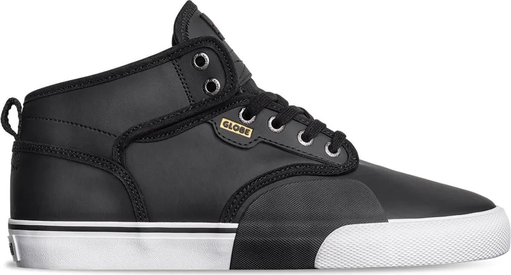 Chaussures de Skate Globe Motley Mid pour le Quotidien - Noir/Blanc 8,5