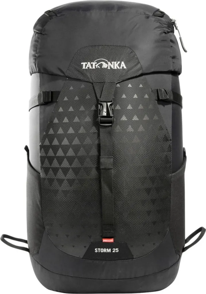TATONKA Storm 25 Recco Black: Sicurezza e Comfort in Ogni Sentiero