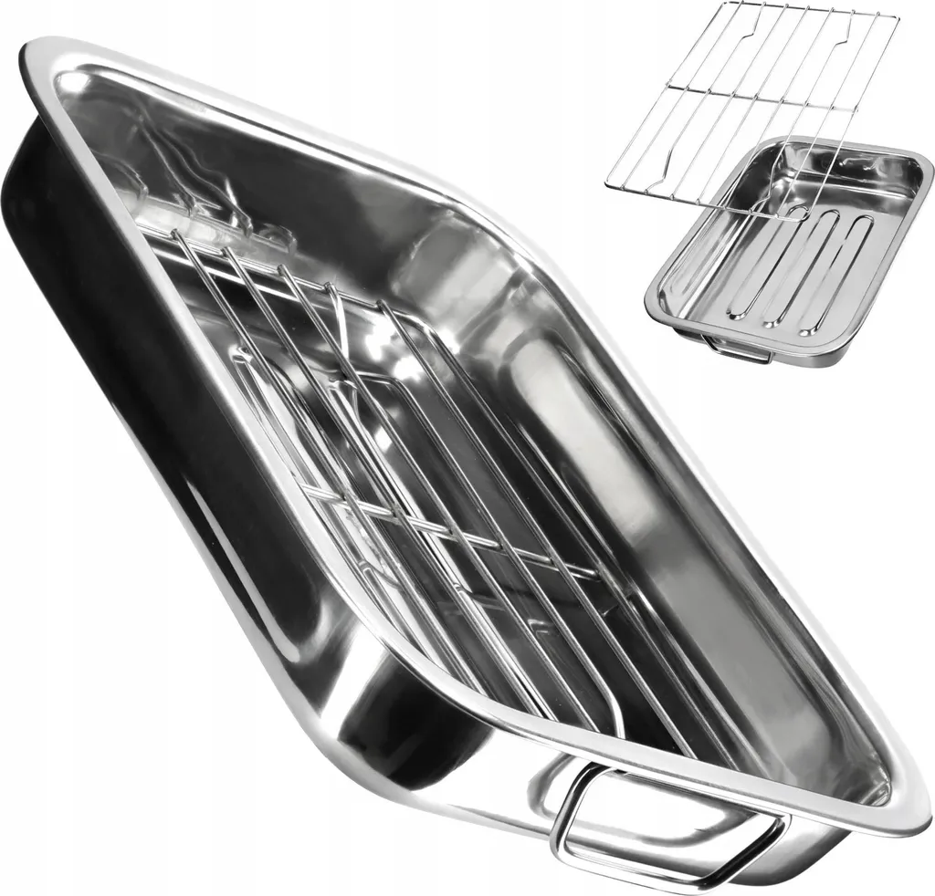 Stampo da Forno 40cm in Metallo con Griglia | Teglia Professionale CE