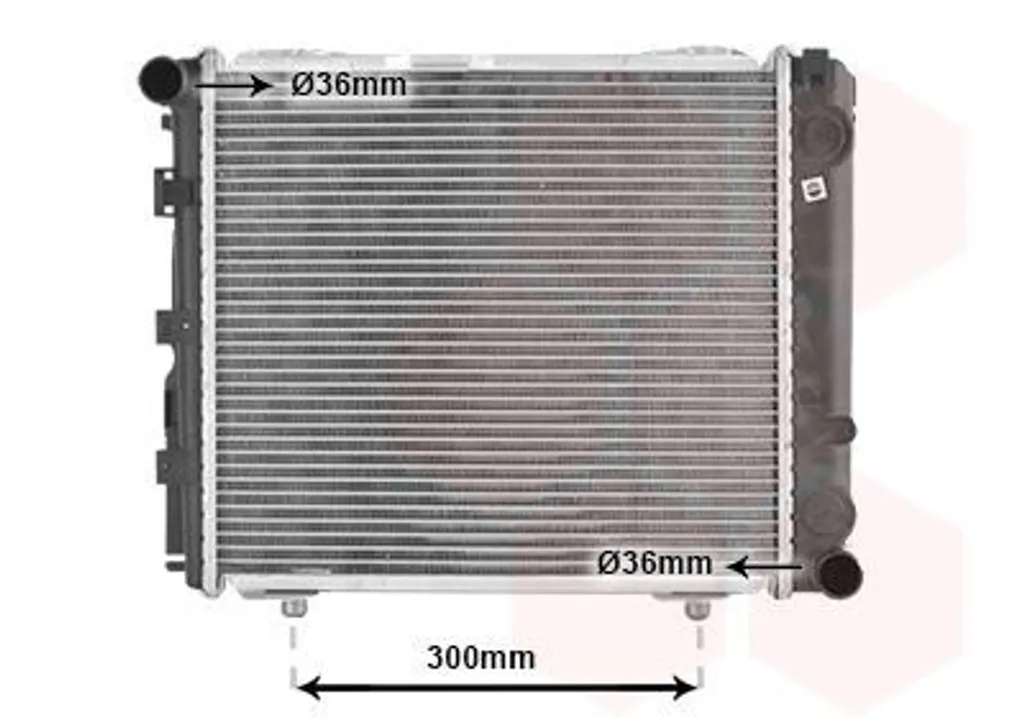 Stop surchauffe : Radiateur moteur VAN WEZEL 30002079 Mercedes 190 W201