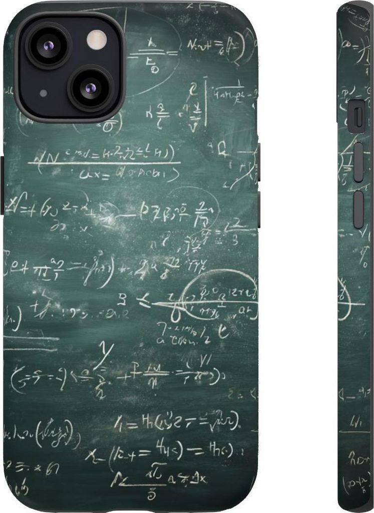 Physik-Formeln auf Kreidetafel – Hülle Kompatibel mit iPhone 13