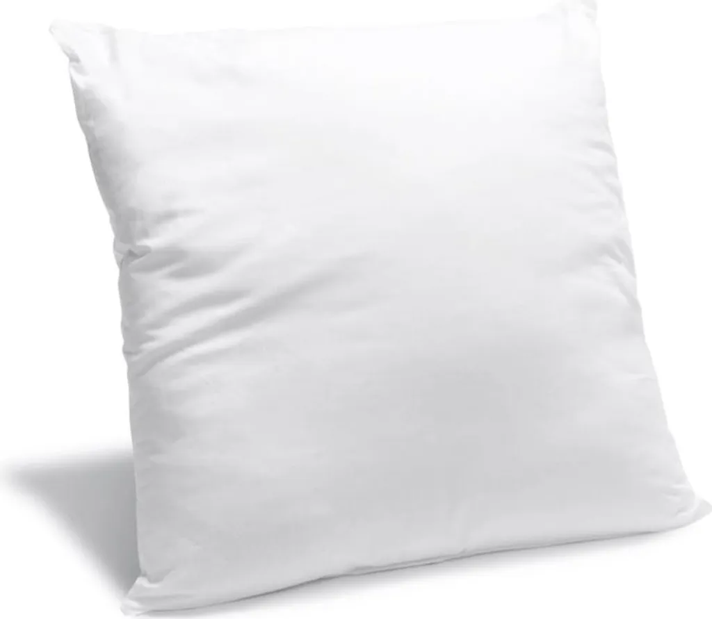 Oreiller 60x60 cm Bleu Câlin Moelleux Idéal pour un Sommeil Sain et Pur
