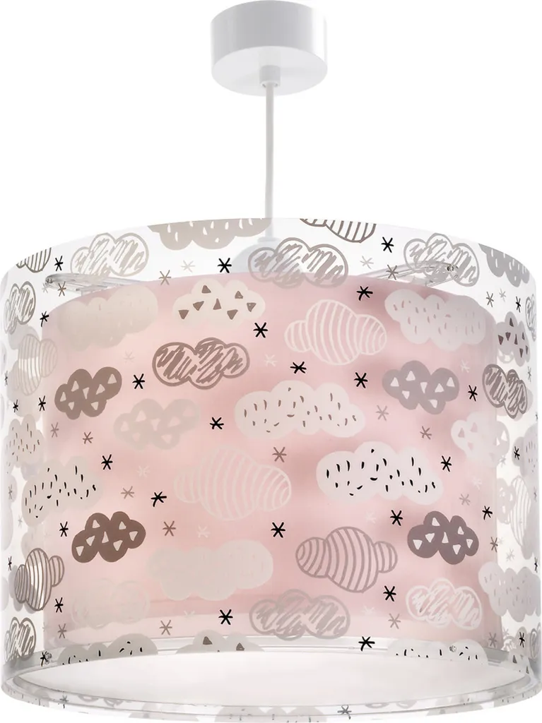Lustre et lampe suspension enfant Clouds Nuages blanc pour chambre bébé