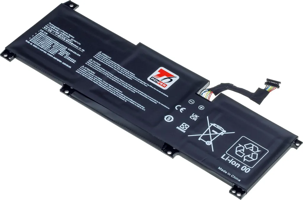 Batterie de Rechange pour Ordinateur Portable MSI BTY-M491 52.4Wh Noir