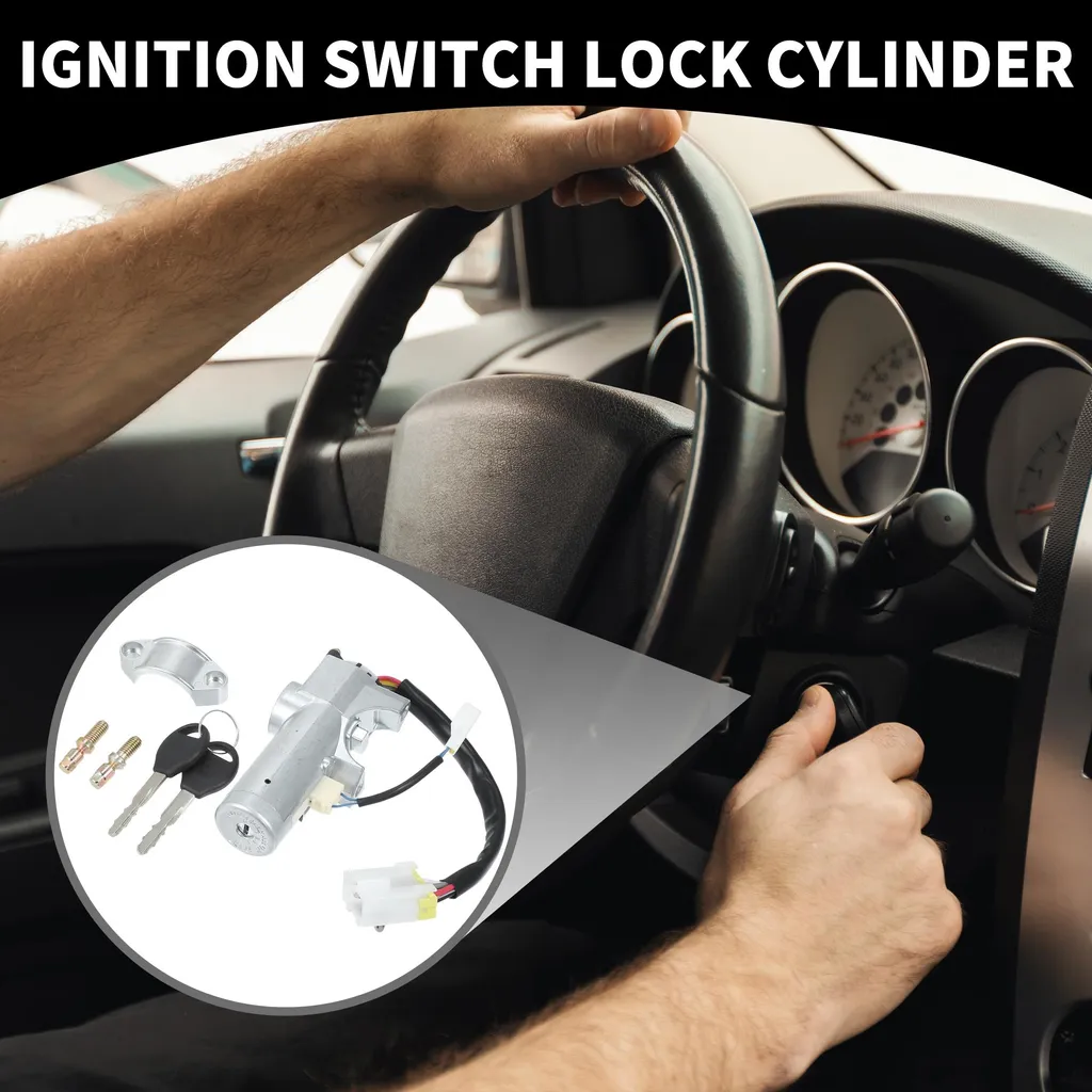 Réparer l'Allumage de Nissan Frontier : Cylindre et Clés en Métal Gris