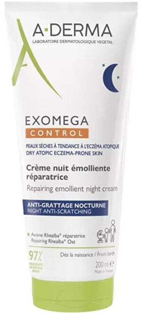 Noční emolienční krém Exomega Control (Emollient Night Obrázek produktu 