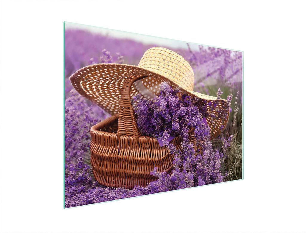 Glasschneidebrett 40x30 Lavendel
