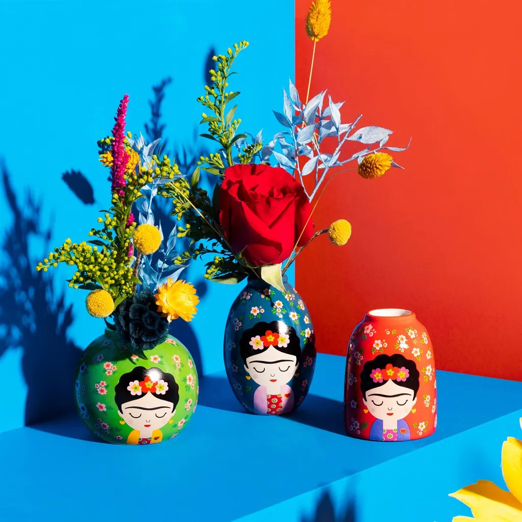 Set de 3 vases à fleurs Frida stables et robustes pour déco durable - 2
