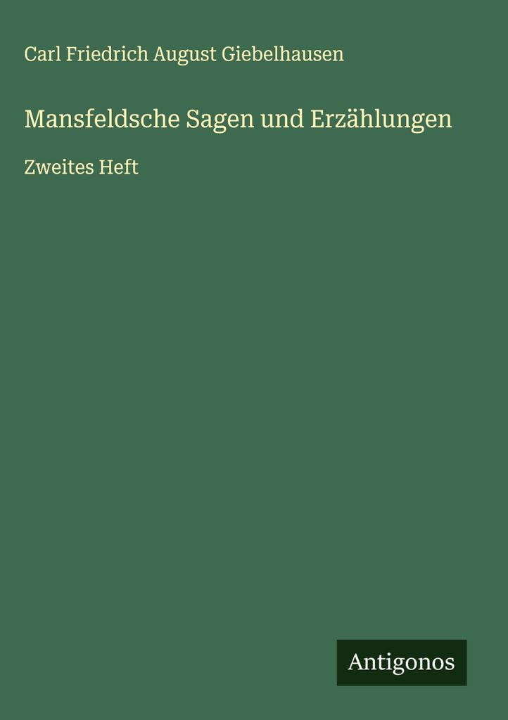 Mansfeldsche Sagen und Erzählungen
