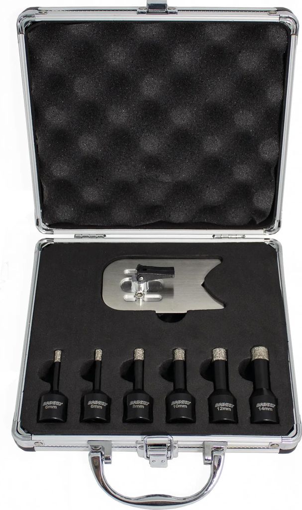 Haupa DIAMANT-Fliesenbohrer-Set BRIdiamondDrill, 7-teilig, 1 Stk.