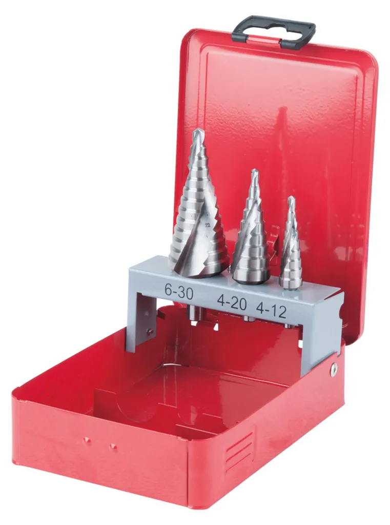 Pack de forets KS Tools 330.2413 pour percer le métal et l'inox - 3 pcs