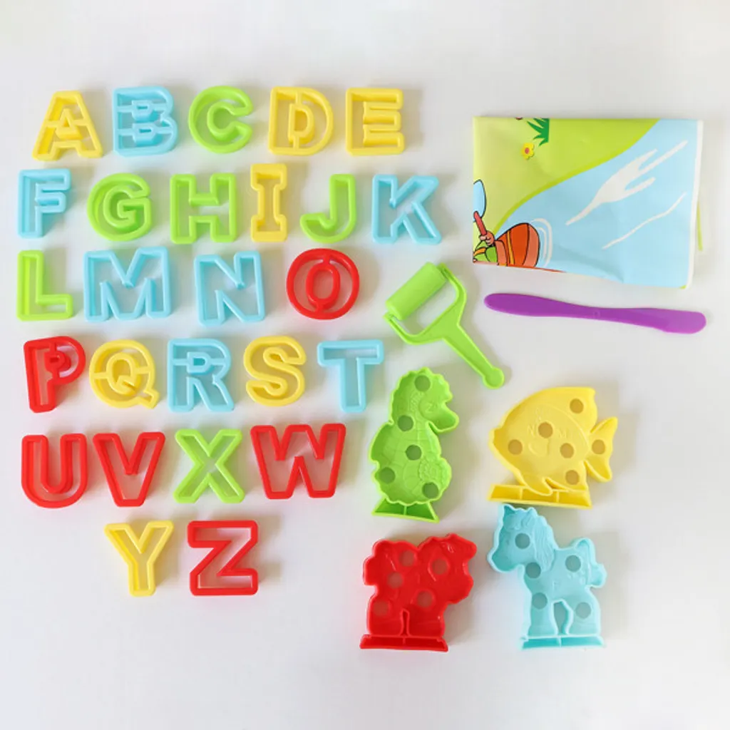 Primo Jeu d'alphabet EASYDÒ 100g en mallette - Pâte à modeler créative - 4