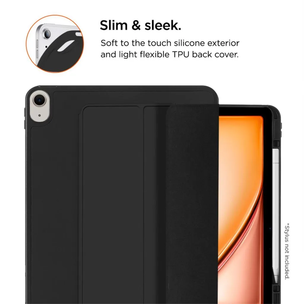 Custodia iPad Air 11 2024 Eiger Storm 250m Nera Elegante con Stand - 6