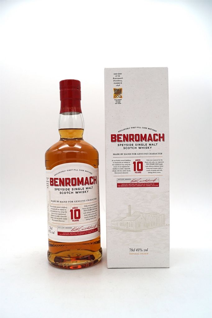 Benromach 10 Years Old  Speyside Single Malt Scotch Whisky Produktbild 8