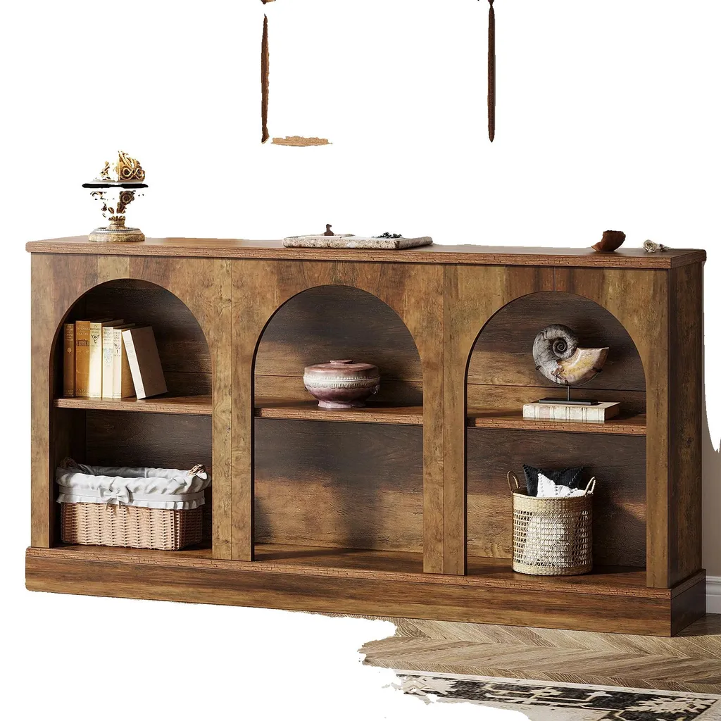 Table console design spacieux meuble de rangement pour petite entrée
