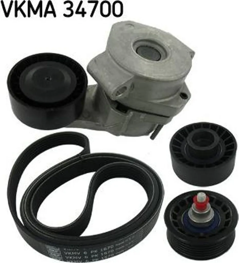 Kit Courroie Accessoires SKF pour Moteur Diesel Ducato et Boxer Transit