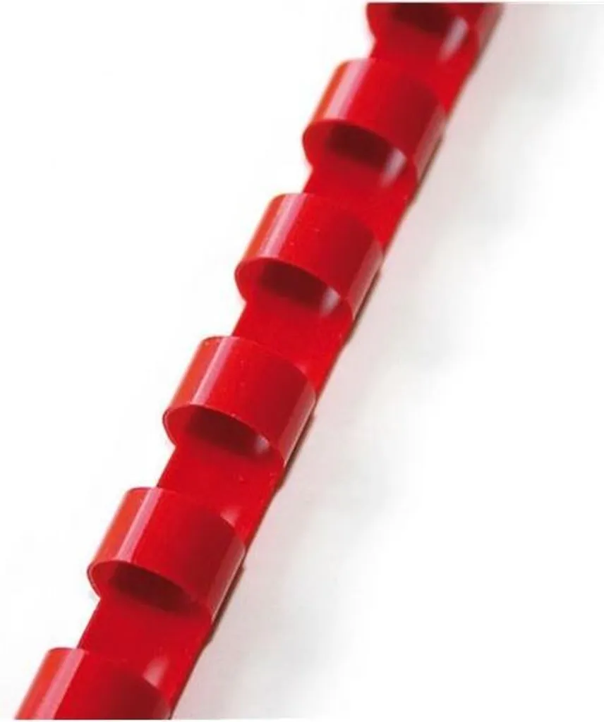Dorsi per Rilegatura GBC 16mm A4 Rossi 4028660 - Box 100 Unità