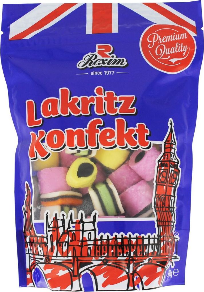 Rexim Lakritz Konfekt, 300 g Tüte