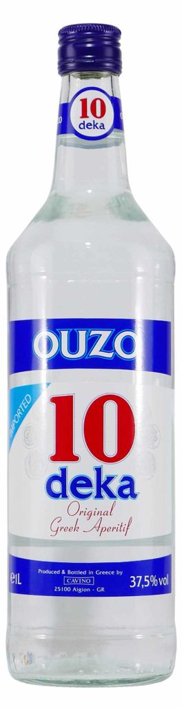 Ouzo Deka 10 - Original Grperitif 1,0L Produktbild 