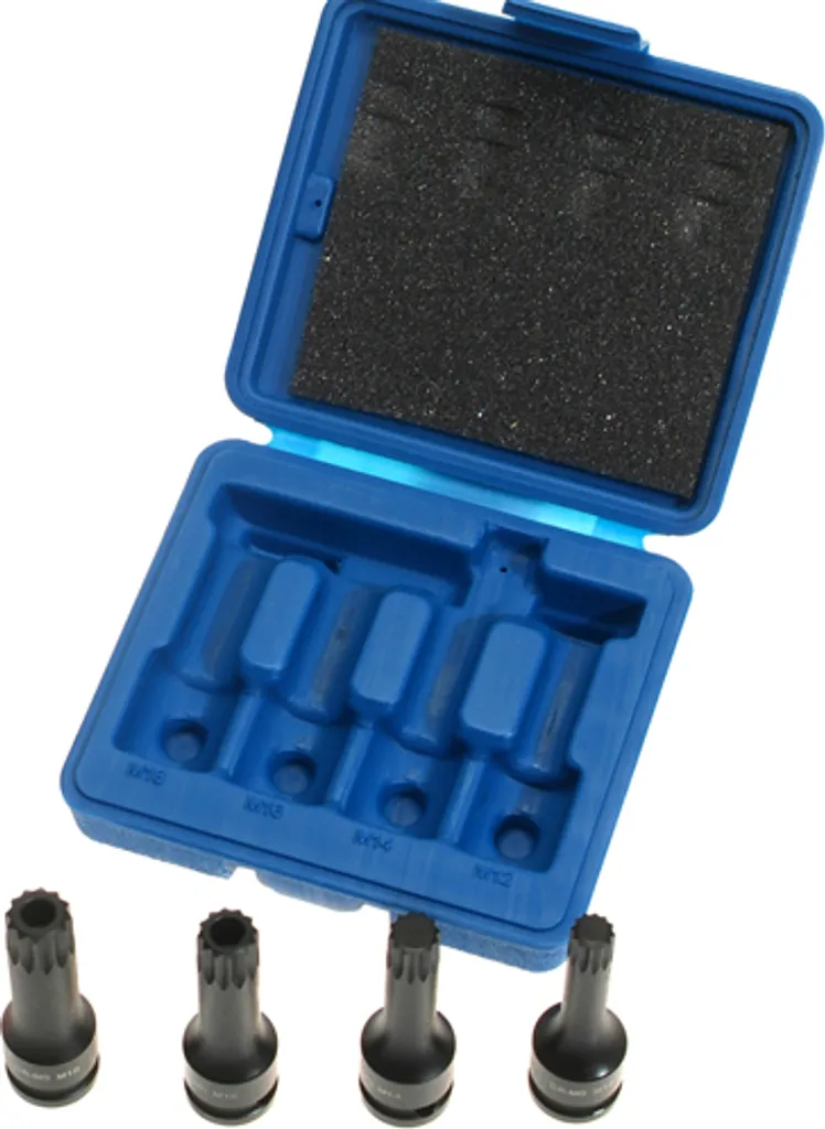 Douilles Impact 12 Pans M12-M18 pour Débloquer Vis XZN Difficiles