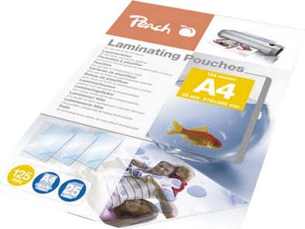 Peach Laminierfolien A4 125mic glänzend PPR525-02 25PK