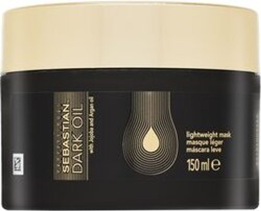 A product shot of a hair mask jar.