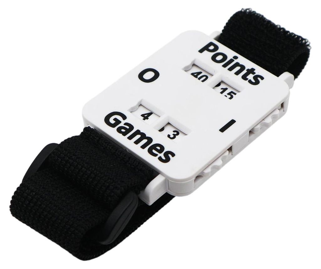 Tennis-Spielzähleruhr mit verstellbarem Armband, tragbar und leicht, geeignet für Pickleball, Padel, Tischtennis, Golf und andere Sportarten.